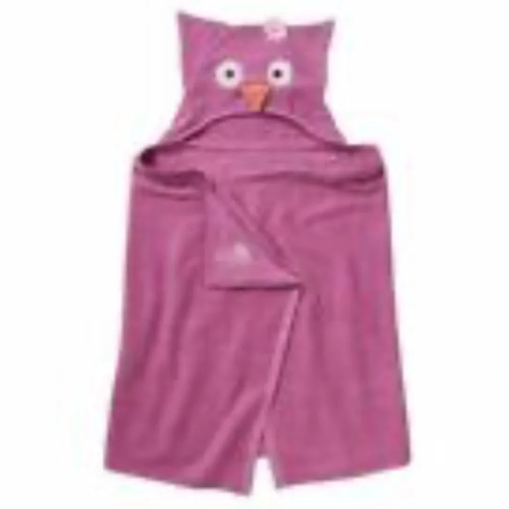 pottery barn kids owl bath towel